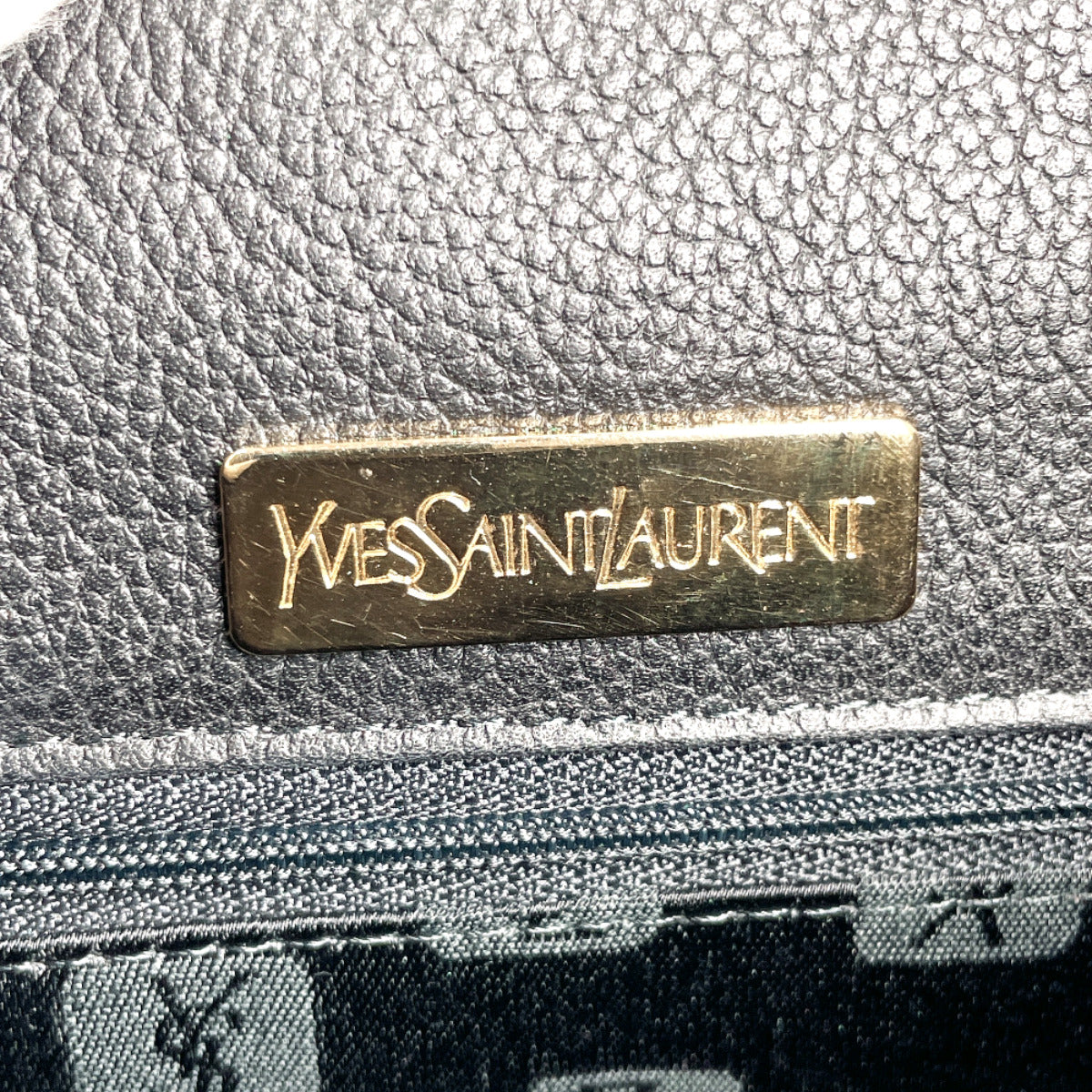 YVES SAINT LAURENT Handbag leather black