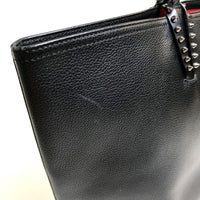 Christian Louboutin Tote Bag 1175113 leather Black x red Large Kabata unisex(Unisex) Used Authentic