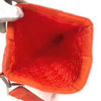 BOTTEGAVENETA Clutch bag 667060 / Polypropylene Orange INTRECCIATO light webbing mens Used Authentic