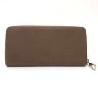 LOUIS VUITTON Long Wallet Purse Zippy Wallet Vertical Taurillon Clemence Leather M58864 Brown mens Used Authentic