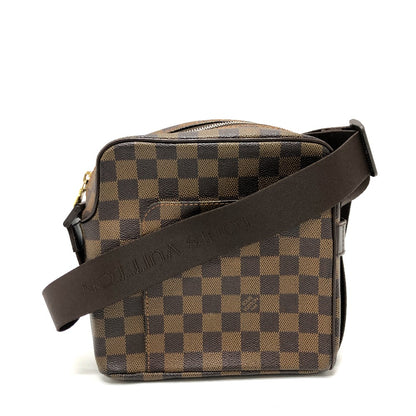 LOUIS VUITTON Shoulder Bag  N41442 Damier canvas Brown Damier Olaf PM Women Used Authentic