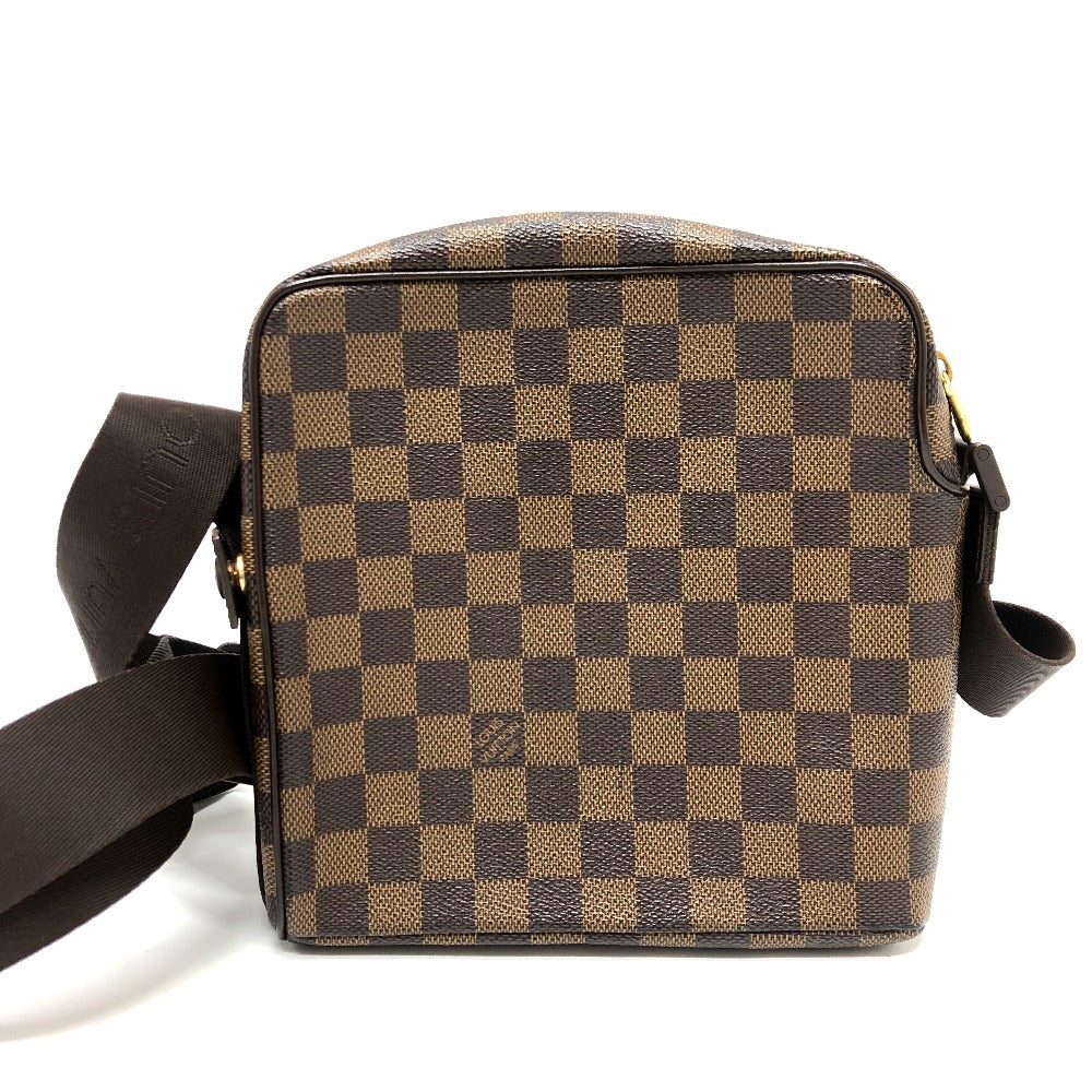 LOUIS VUITTON Shoulder Bag  N41442 Damier canvas Brown Damier Olaf PM Women Used Authentic