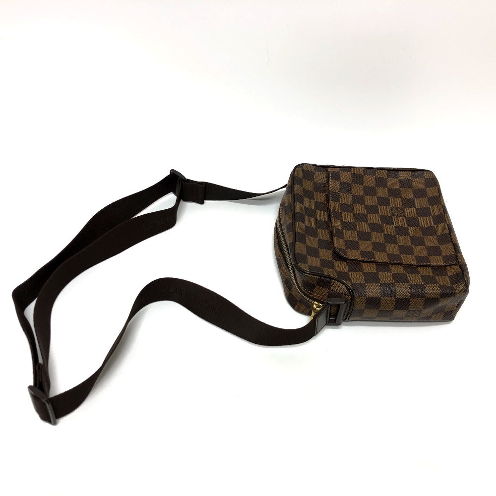 LOUIS VUITTON Shoulder Bag  N41442 Damier canvas Brown Damier Olaf PM Women Used Authentic