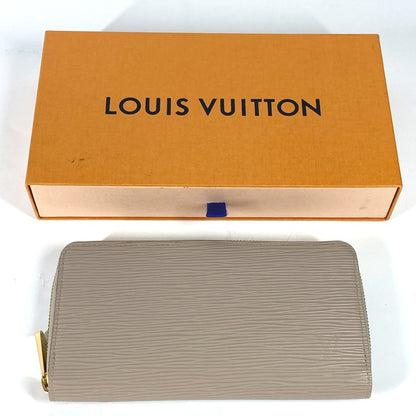 LOUIS VUITTON Long Wallet Purse M67805 Epi Leather beige Epi Zippy wallet mens Used Authentic