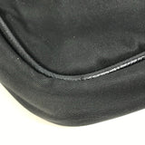PRADA Business bag Nylon black Bag Triangle logo plate mens Used Authentic