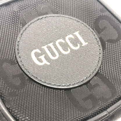 GUCCI Coin case 645060 GG canvas black GG Off the grid mens Used Authentic