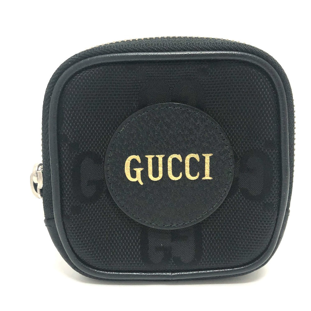 GUCCI Coin case 645060 GG canvas black GG Off the grid mens Used Authentic