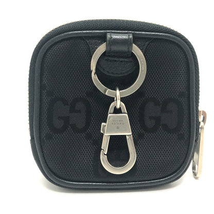 GUCCI Coin case 645060 GG canvas black GG Off the grid mens Used Authentic