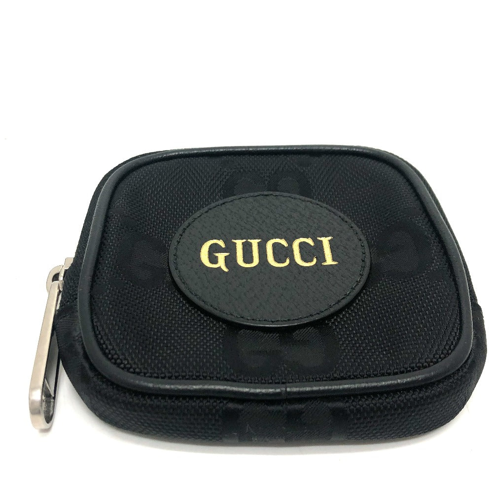 GUCCI Coin case 645060 GG canvas black GG Off the grid mens Used Authentic