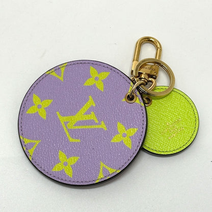 LOUIS VUITTON key ring M67848 Monogram giant canvas purple Monogram Giant Porto Cray Rustre Women Used Authentic