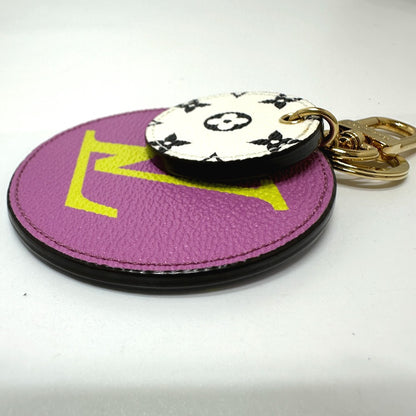 LOUIS VUITTON key ring M67848 Monogram giant canvas purple Monogram Giant Porto Cray Rustre Women Used Authentic