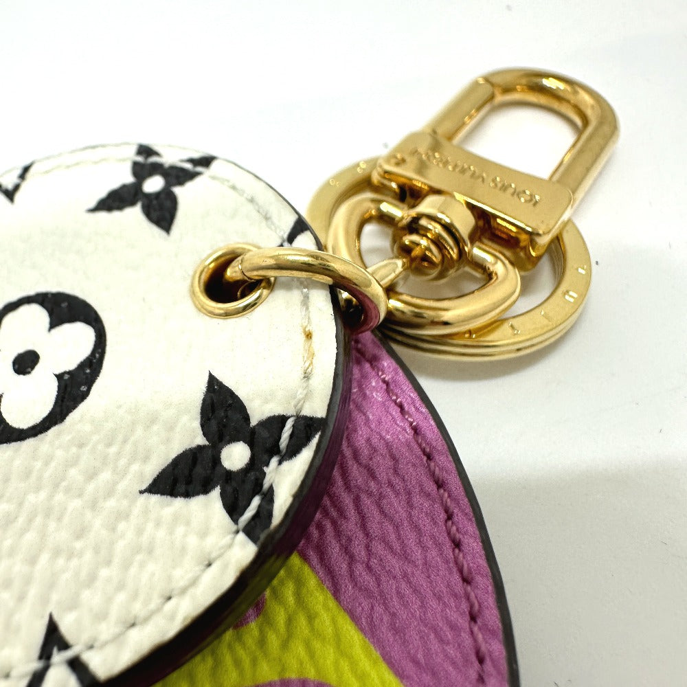 LOUIS VUITTON key ring M67848 Monogram giant canvas purple Monogram Giant Porto Cray Rustre Women Used Authentic