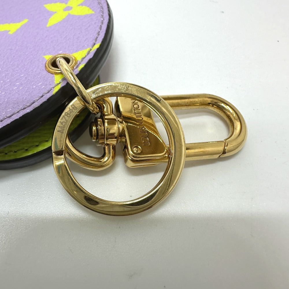 LOUIS VUITTON key ring M67848 Monogram giant canvas purple Monogram Giant Porto Cray Rustre Women Used Authentic