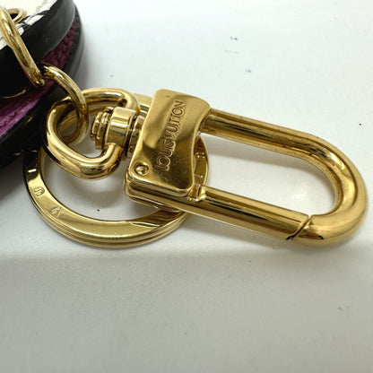 LOUIS VUITTON key ring M67848 Monogram giant canvas purple Monogram Giant Porto Cray Rustre Women Used Authentic