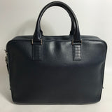 DIOR HOMME Business bag leather Navy Crossbody Briefcase mens Used Authentic