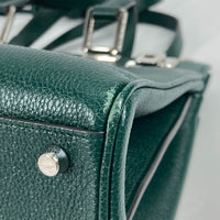 GUCCI Handbag 569712 leather green Zumi Small GG Women Used Authentic