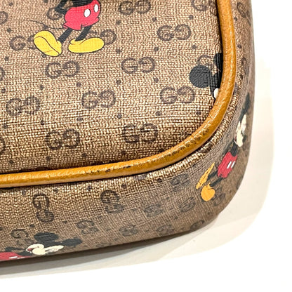 GUCCI Sling bag 602695 GG Supreme Canvas Brown Disney Collaboration Mickey Mini GG Supreme Women(Unisex) Used Authentic