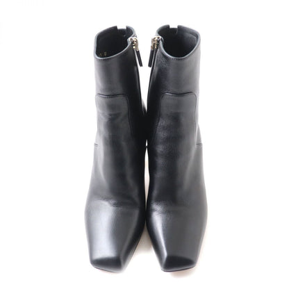 Christian Dior boots leather Black x Gold Women 37D Used Authentic