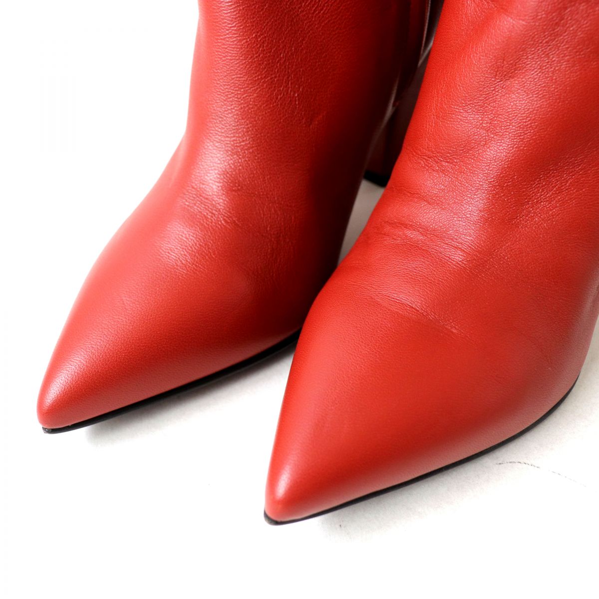 Sergio Rossi boots leather Red 36 1/2