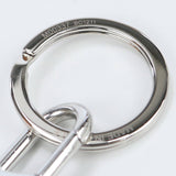 LOUIS VUITTON M00337 Keychain Capital LV Monogram Eclipse Reverse Key ring leather unisex