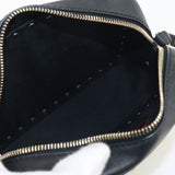 VALENTINO Shoulder Bag Rock studs Diagonal Shoulder Bag leather black Women